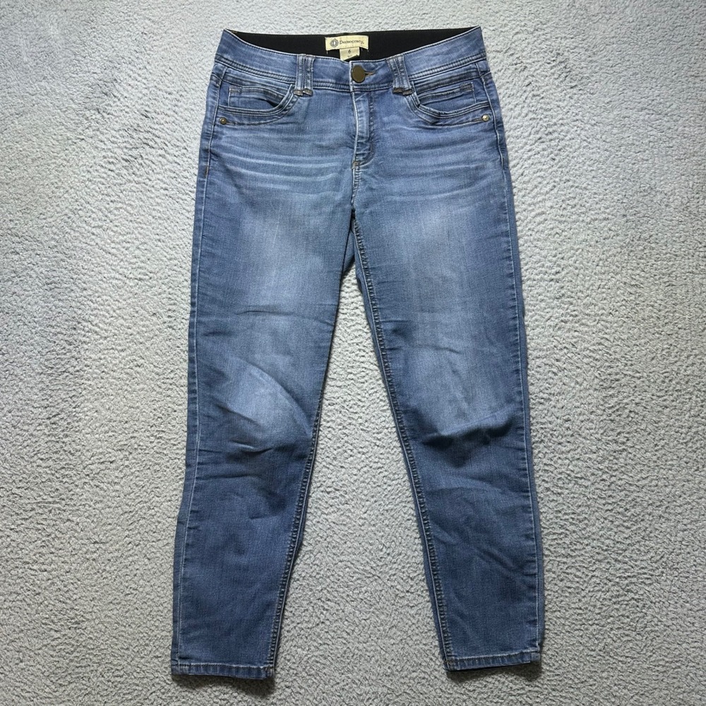 Democracy Women Size 6 "AB" Technology Blue Wash Skinny Jeans